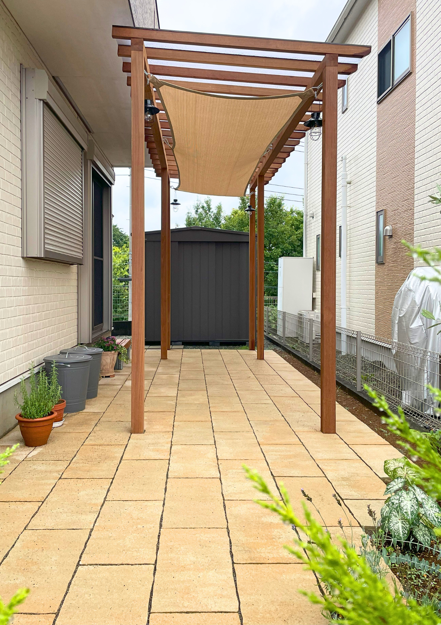 施工後のお庭の様子