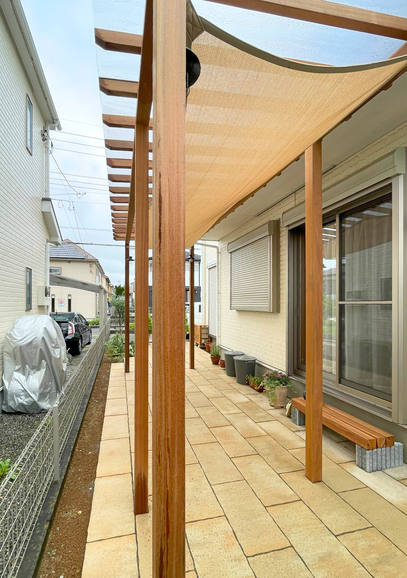 施工後のお庭の様子　