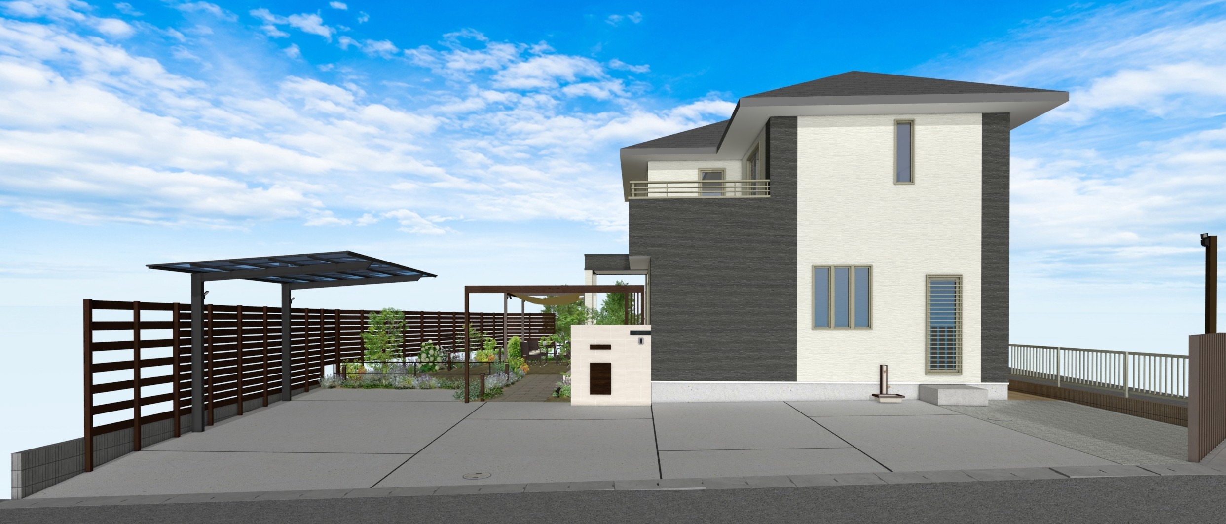 完成のイメージパース