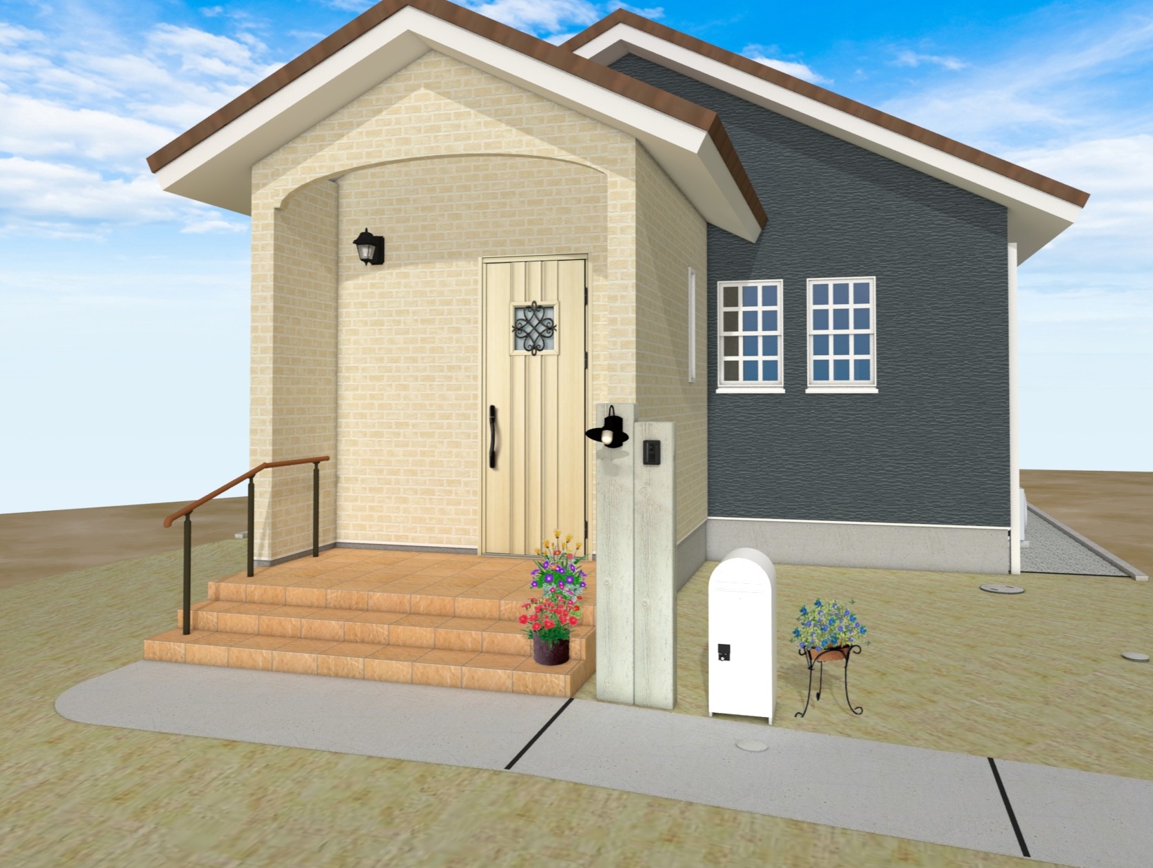 完成のイメージパース